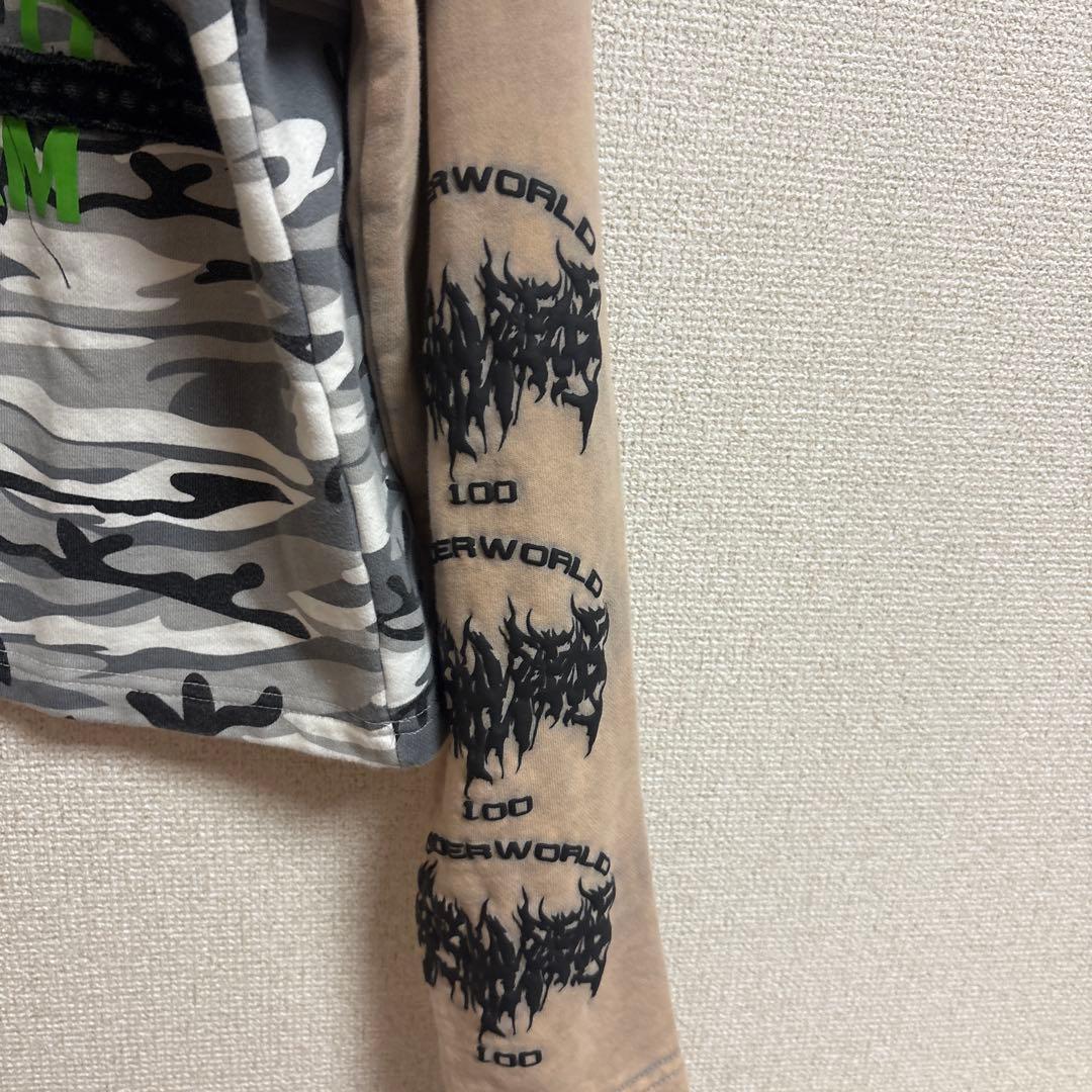 貴重　Reckless Scholars レイヤードtシャツ　迷彩　M