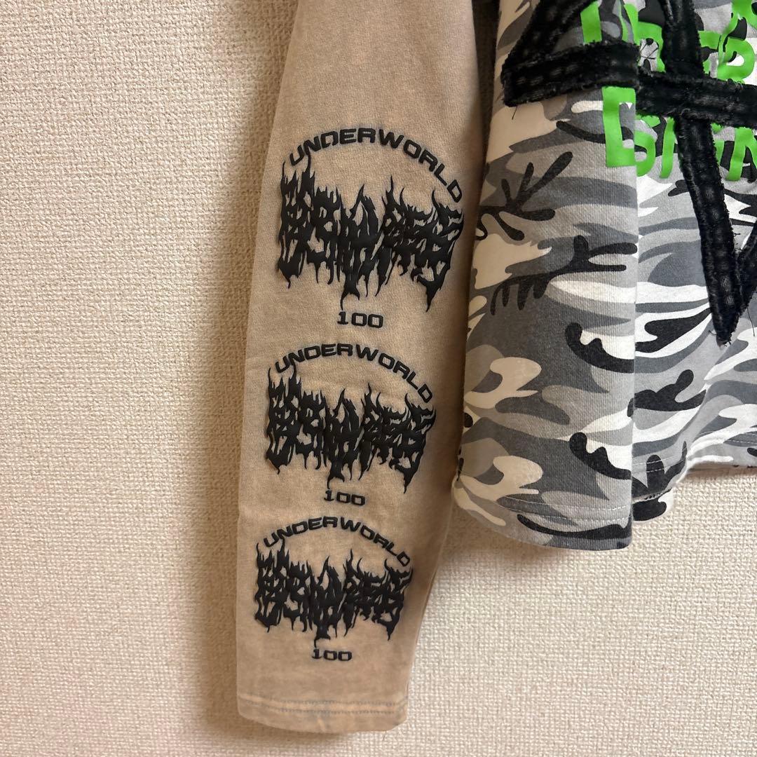 貴重　Reckless Scholars レイヤードtシャツ　迷彩　M