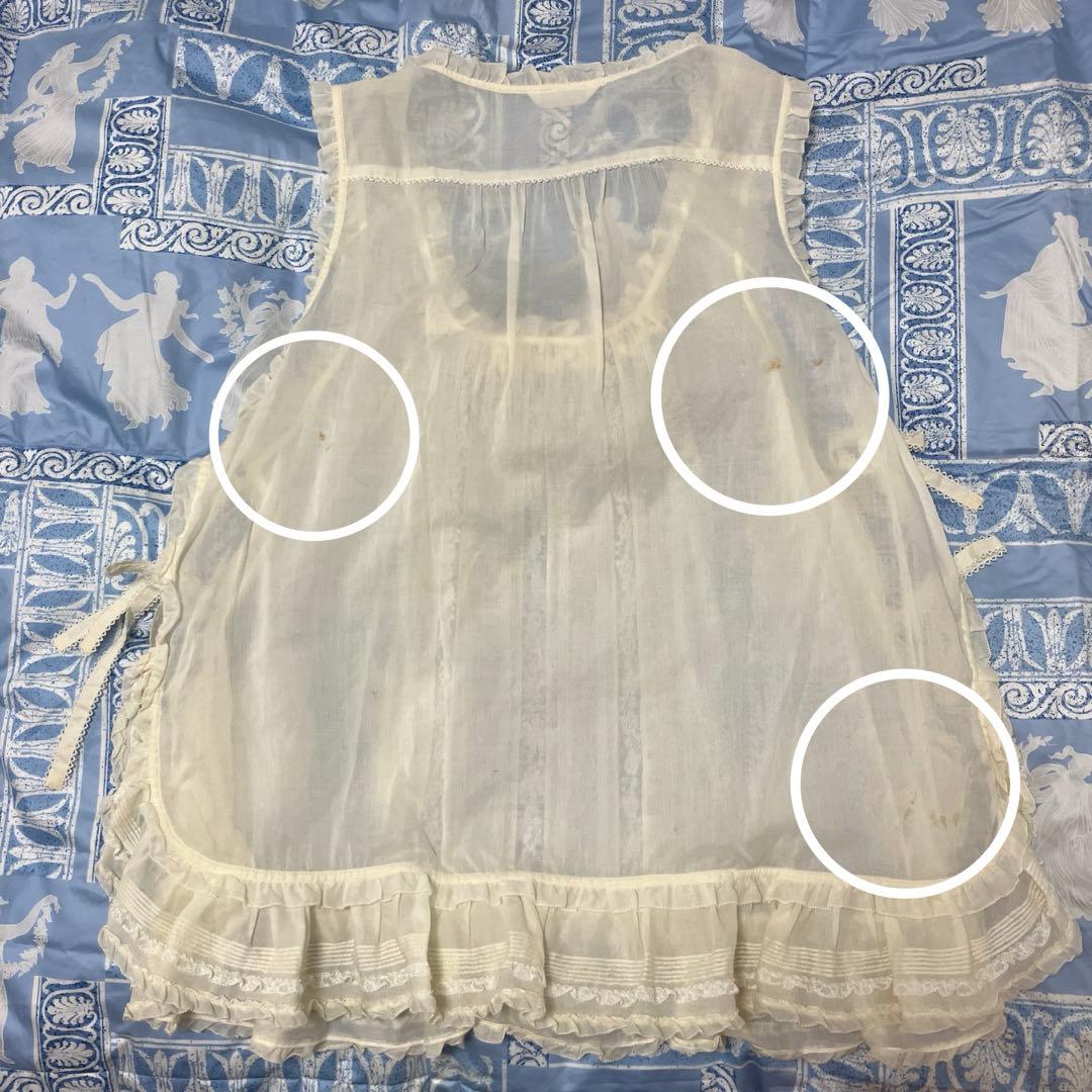 ピンクハウスダブリエ　野ばらとチェリー刺繍　pinkhouse