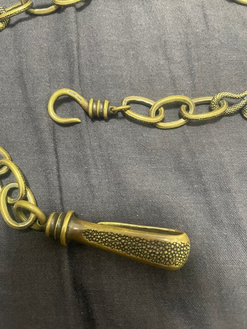 BLACK SIGN ブラックサインソリッドブラス ウォレットチェーン