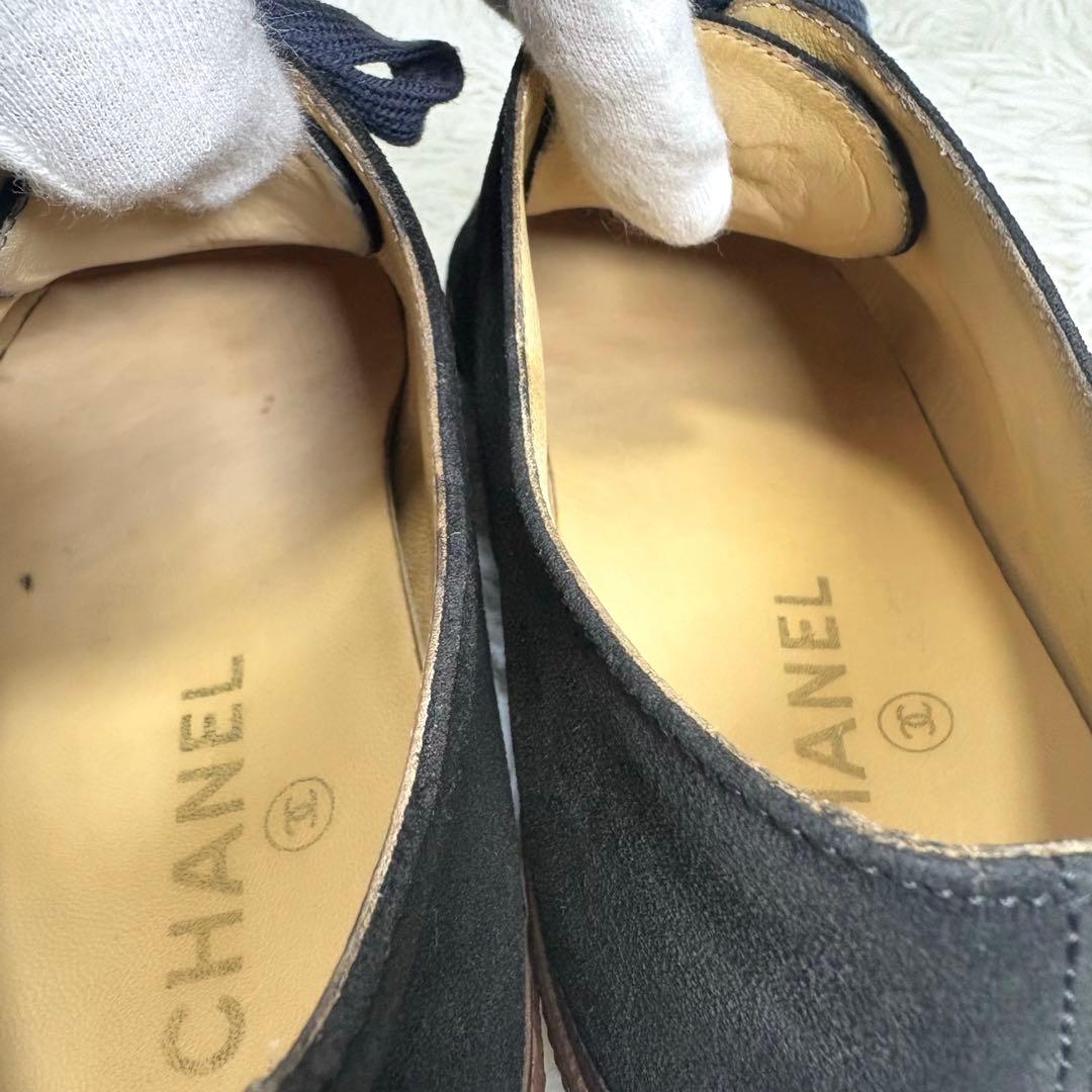 【美品】CHANEL シャネル　ココマーク スエード スニーカー