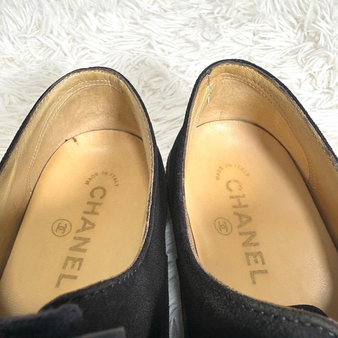 【美品】CHANEL シャネル　ココマーク スエード スニーカー