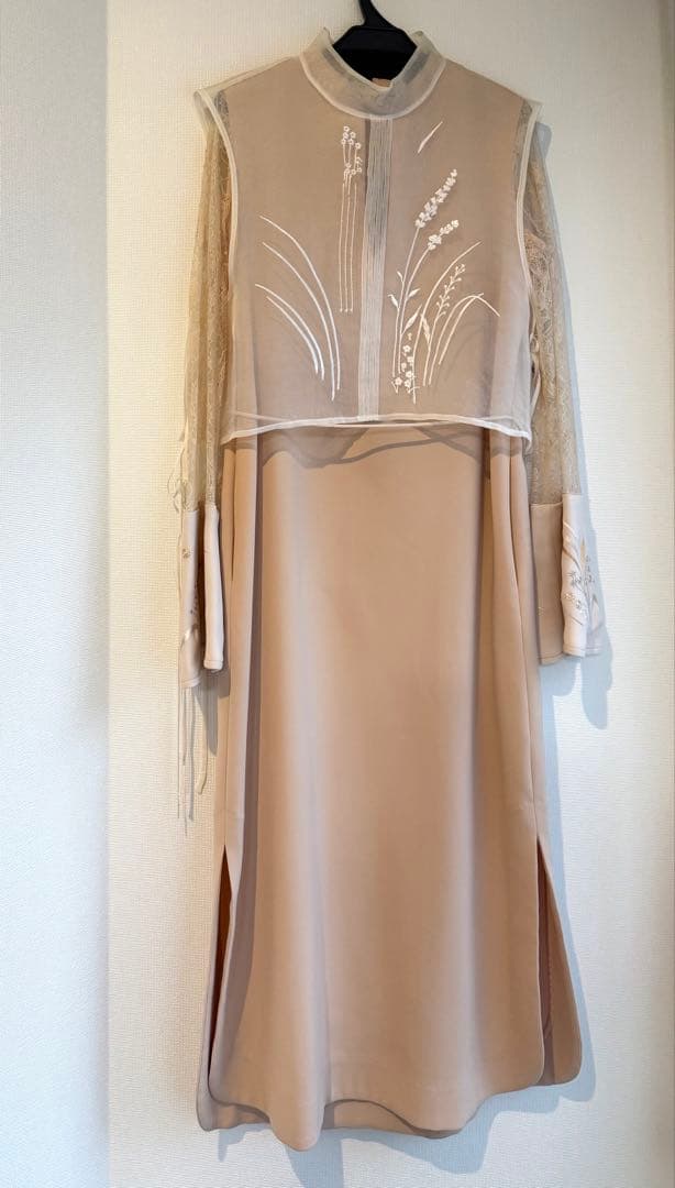 【新品】Mame Kurogouchi 刺繍 レース ワンピース 結婚式 2