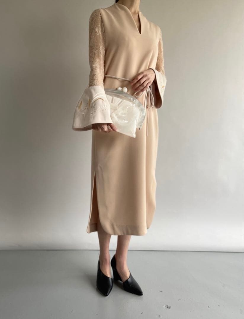 【新品】Mame Kurogouchi 刺繍 レース ワンピース 結婚式 2