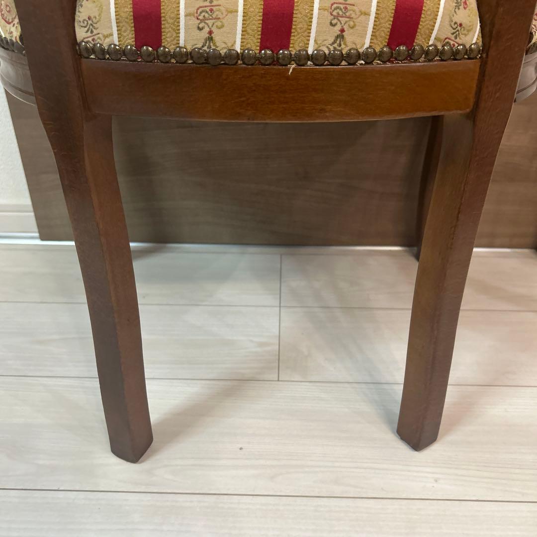 【美品】イタリア製　アームチェア　ダイニングチェア