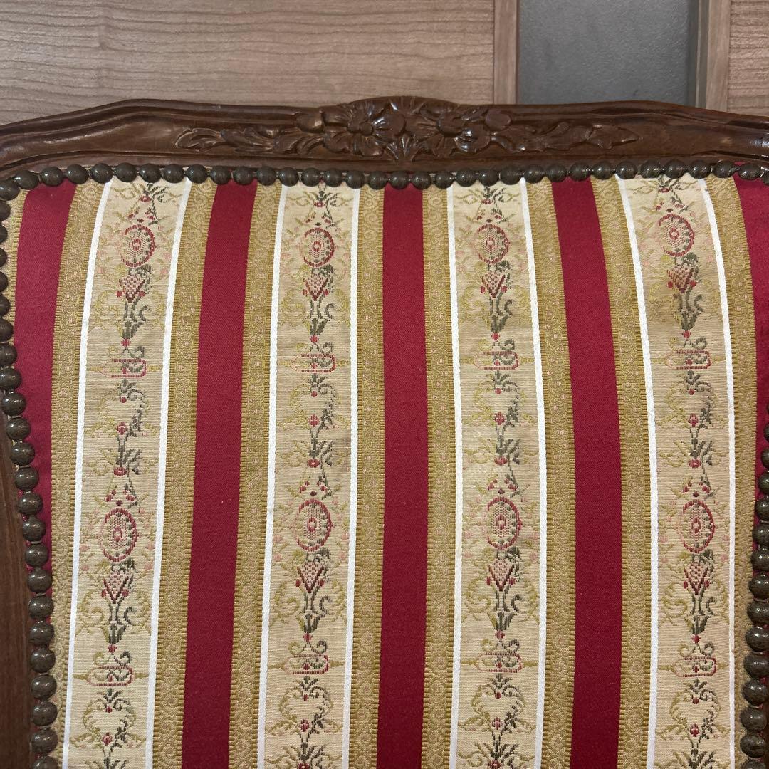 【美品】イタリア製　アームチェア　ダイニングチェア