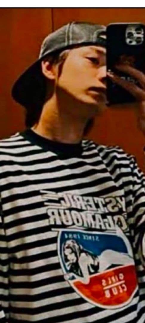 HYSTERIC GLAMOUR ストライプ ロングスリーブ Tシャツ M