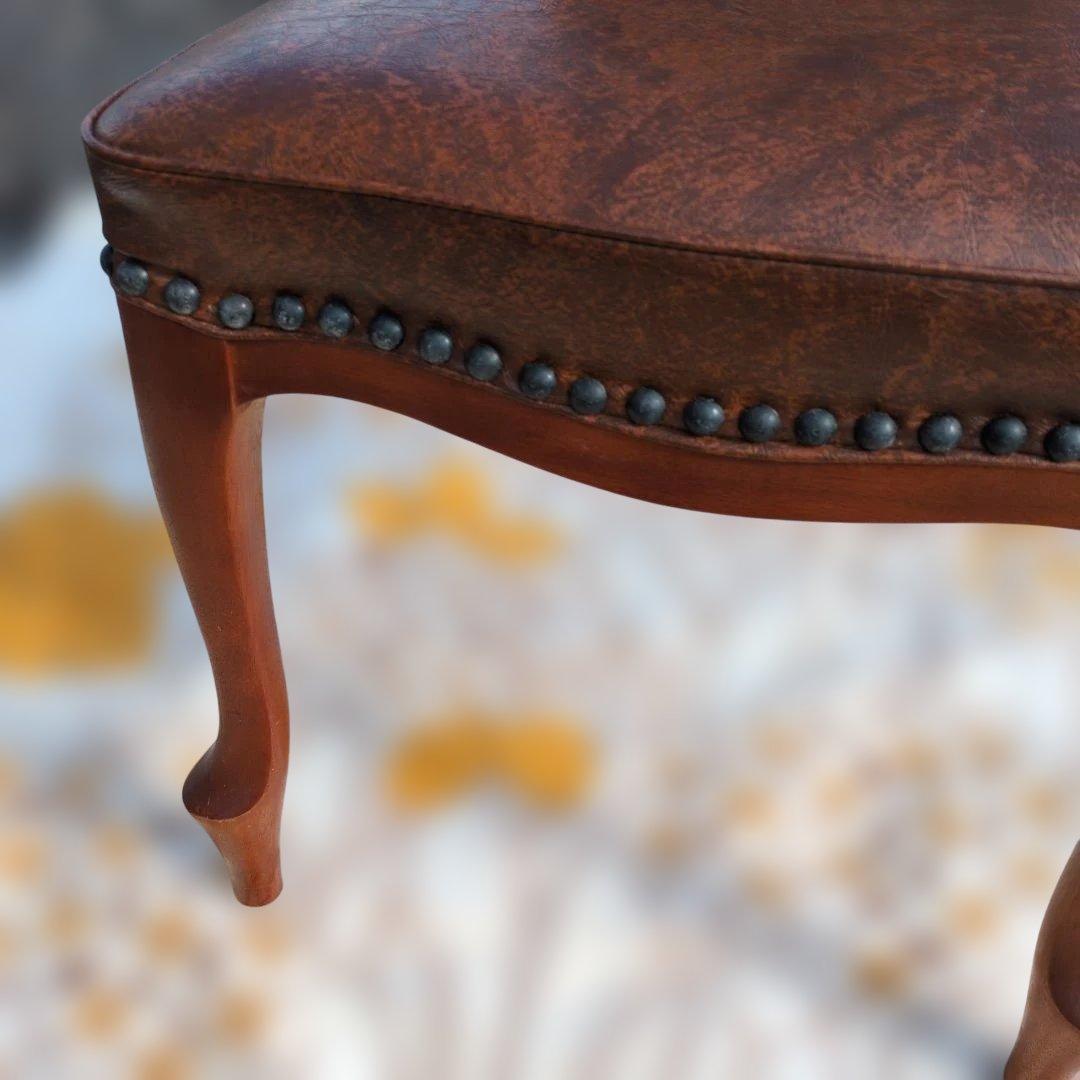 マルニ 猫脚 レザーチェア maruni ①+② ハイバック オールド レトロ