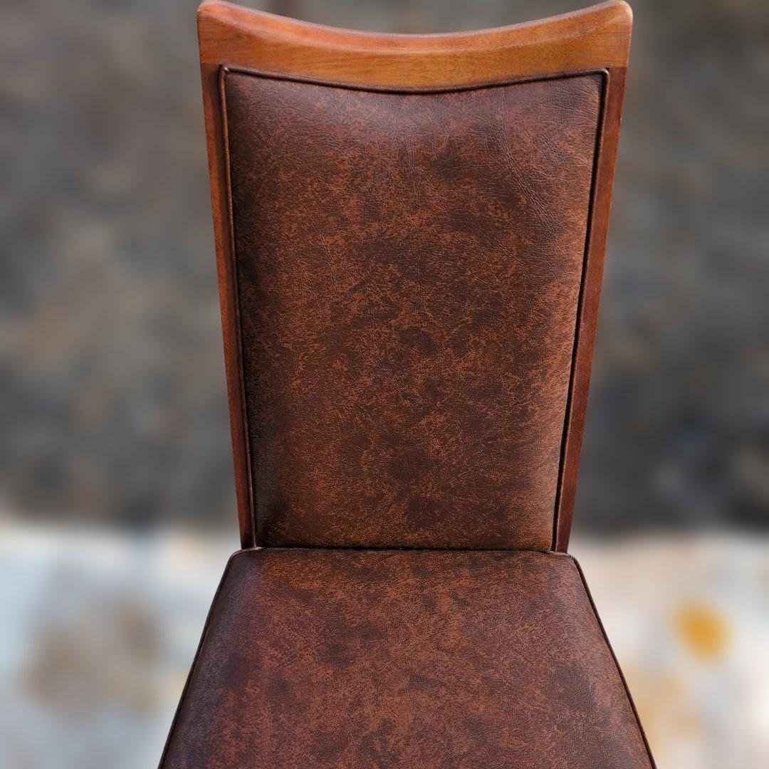 マルニ 猫脚 レザーチェア maruni ①+② ハイバック オールド レトロ