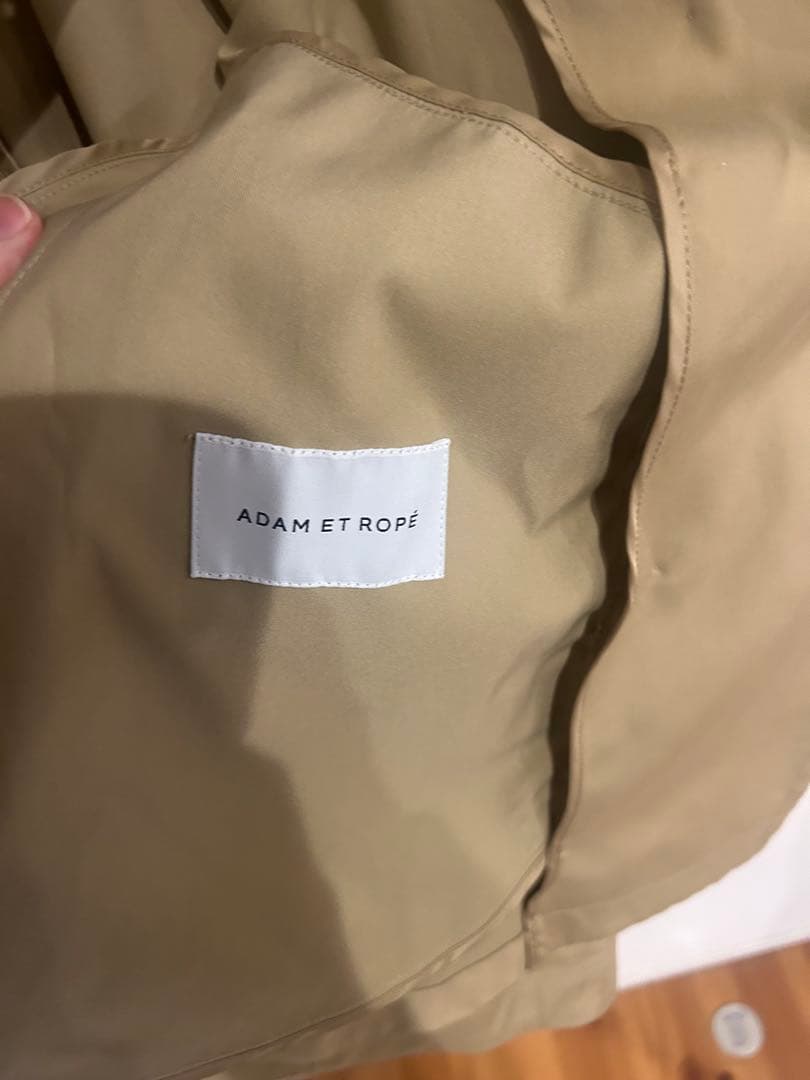 ADAM ET ROPÉ FEMME フレアーミドルトレンチコート