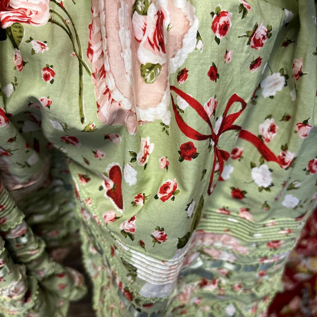 コ*イ様 ピンクハウス オーナメントローズ柄ワンピース