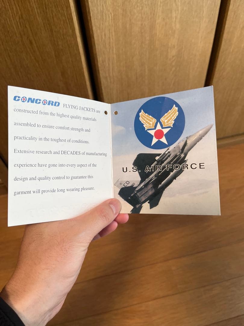 ネイビー　CONCORDコンコルド　MA-1 90年代