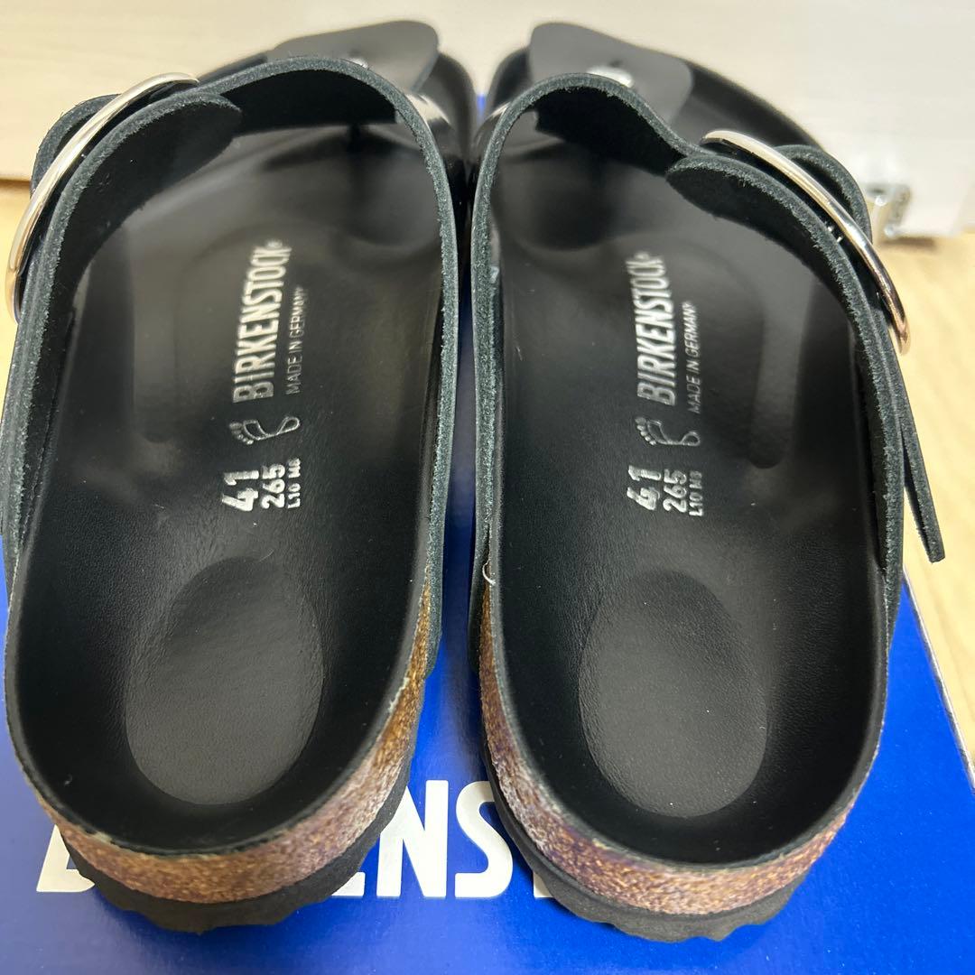 【試着のみ】ビルケンシュトック　EDIFICE別注　ビッグバックル　ラムゼス　黒