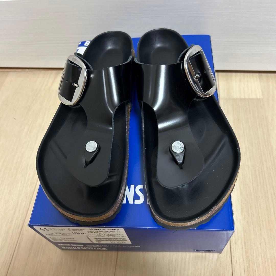 【試着のみ】ビルケンシュトック　EDIFICE別注　ビッグバックル　ラムゼス　黒