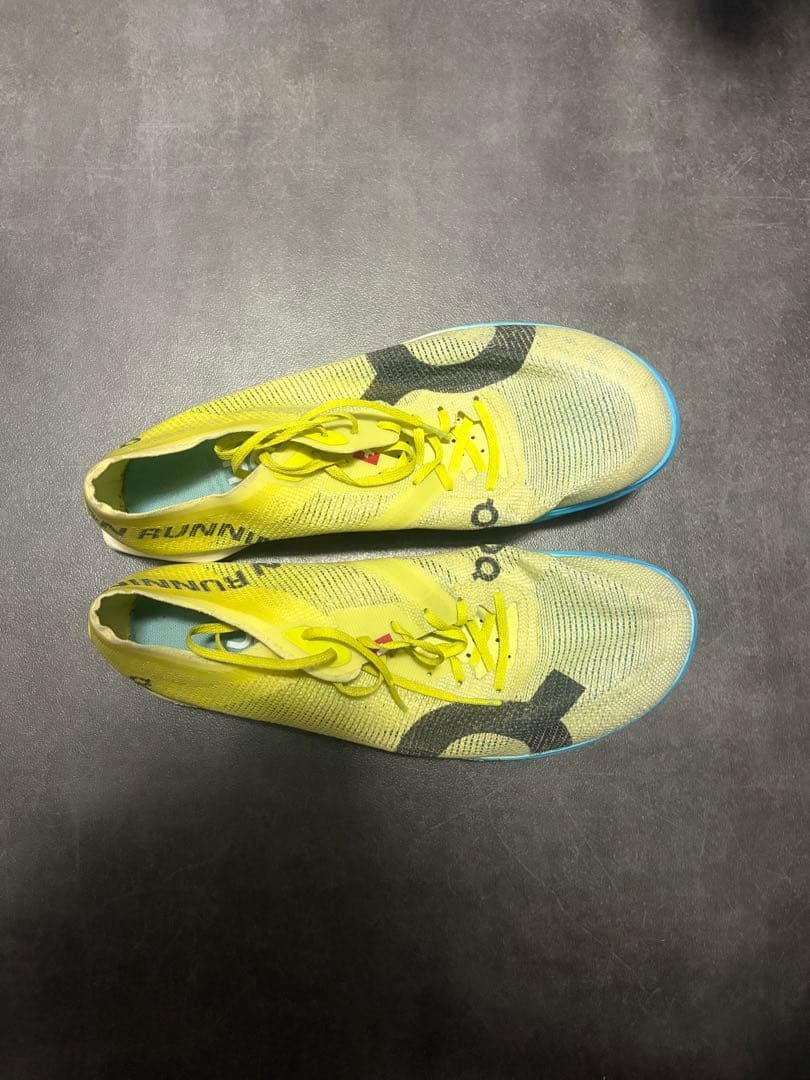 ON 陸上スパイク　クラウドシティウス2 イエロー 27.0cm