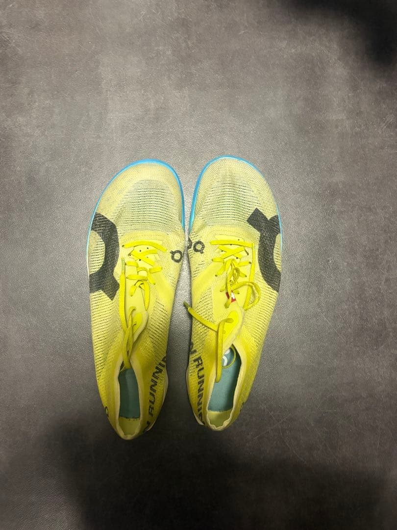 ON 陸上スパイク　クラウドシティウス2 イエロー 27.0cm