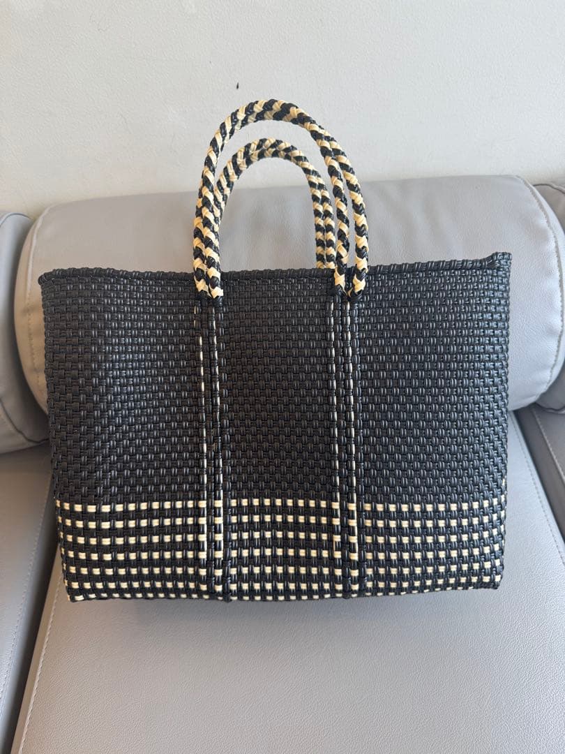 Letra MERCADO BAG ブラック/ホワイト