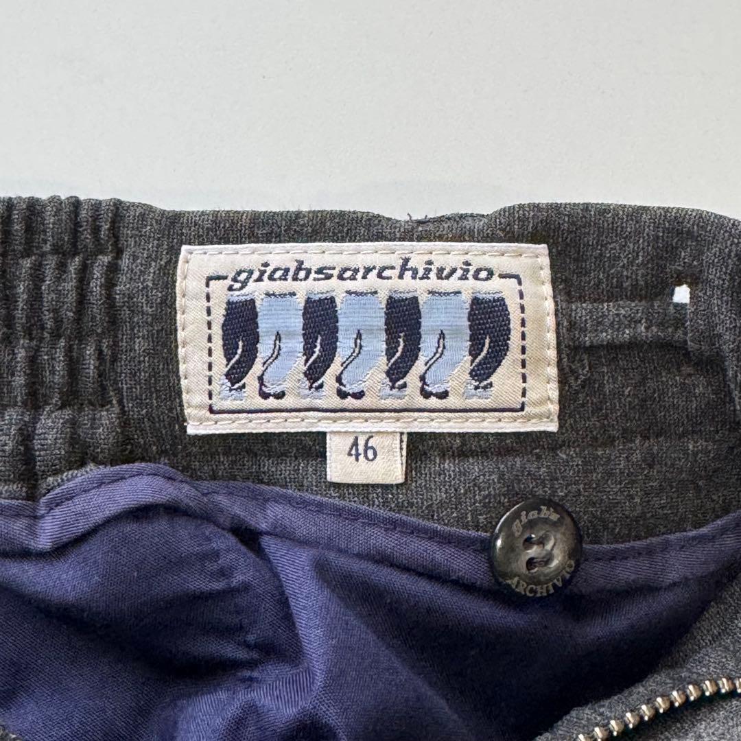 giabs ジャブスアルキヴィオ マサッチョ 永久クリース ジャージー パンツ