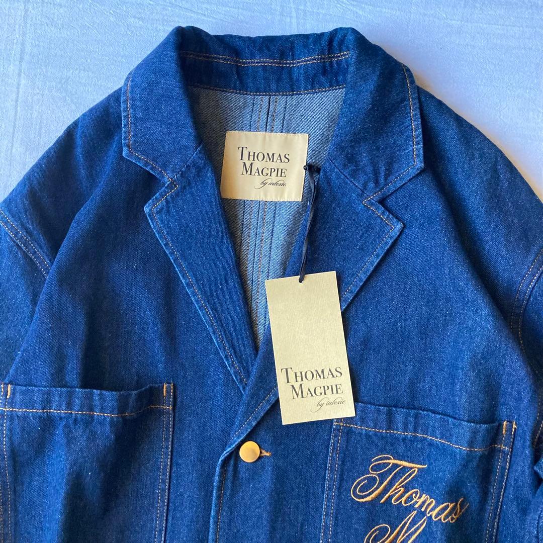 【新品 タグ付き】トーマスマグパイ デニムロングコート ユニセックス 金ボタン
