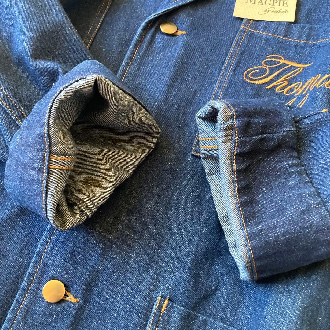 【新品 タグ付き】トーマスマグパイ デニムロングコート ユニセックス 金ボタン