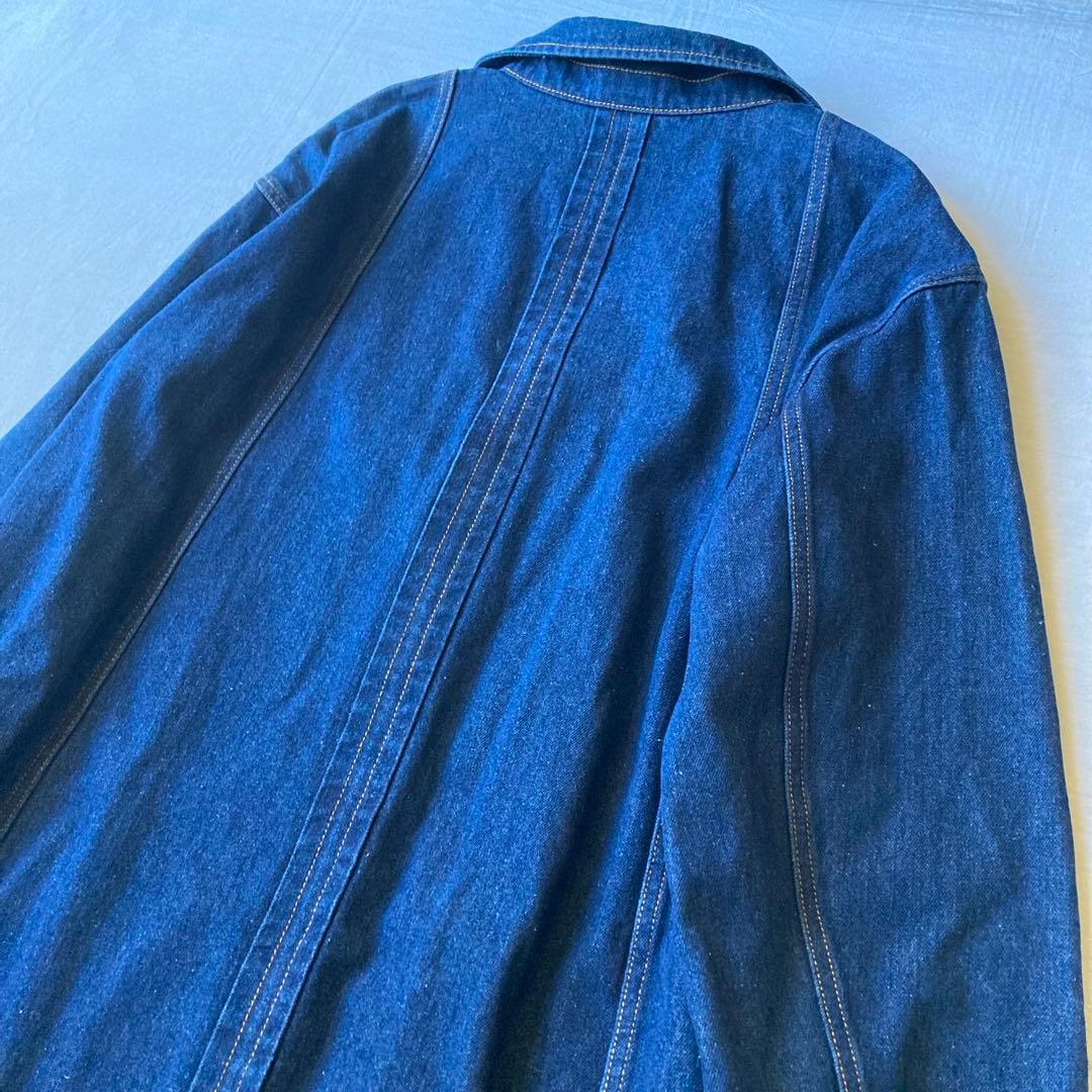 【新品 タグ付き】トーマスマグパイ デニムロングコート ユニセックス 金ボタン