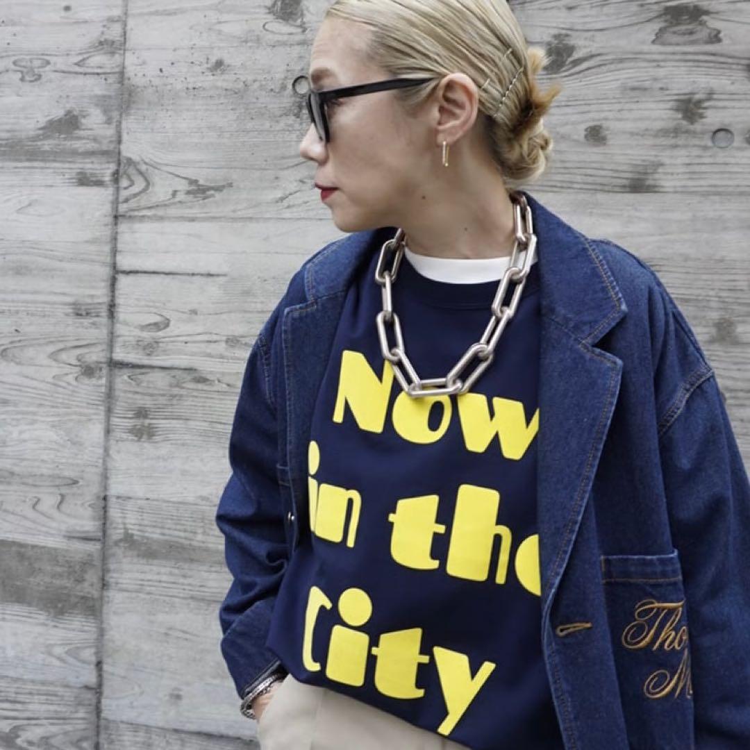 【新品 タグ付き】トーマスマグパイ デニムロングコート ユニセックス 金ボタン