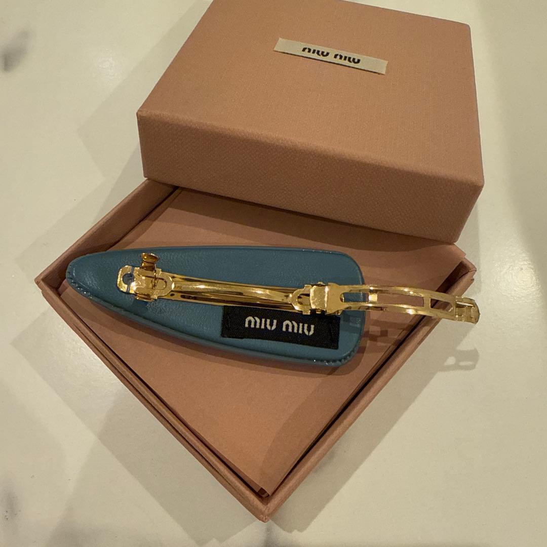miu miu ヘアピン ヘアクリップ