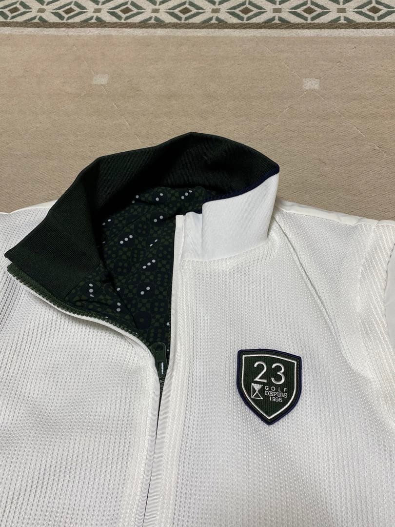 23区　ゴルフ　リバーシブル　ブルゾン　長袖　ベスト　中綿