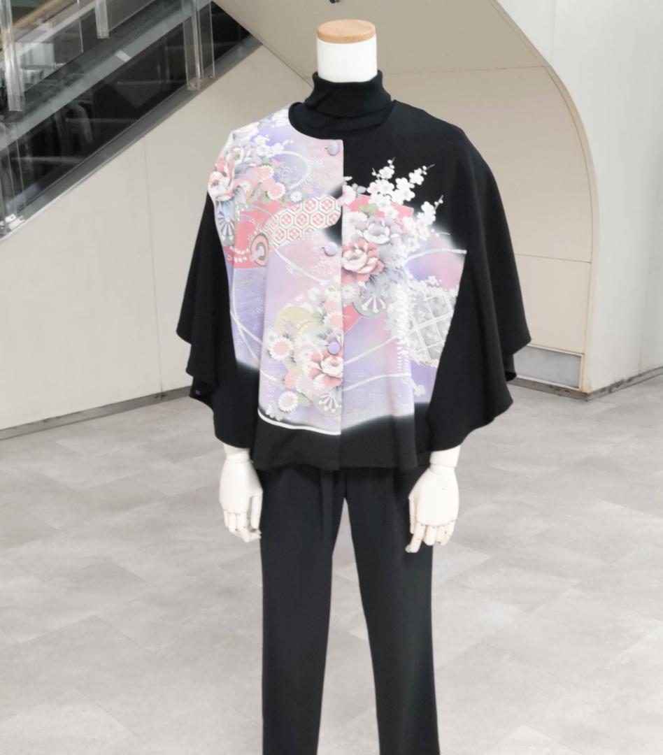 着物リメイク・ポンチョ・黒留袖・羽織もの・結婚式