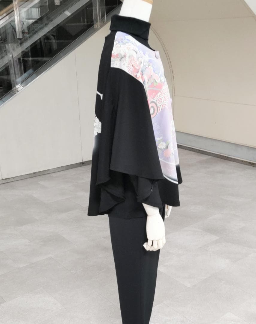 着物リメイク・ポンチョ・黒留袖・羽織もの・結婚式