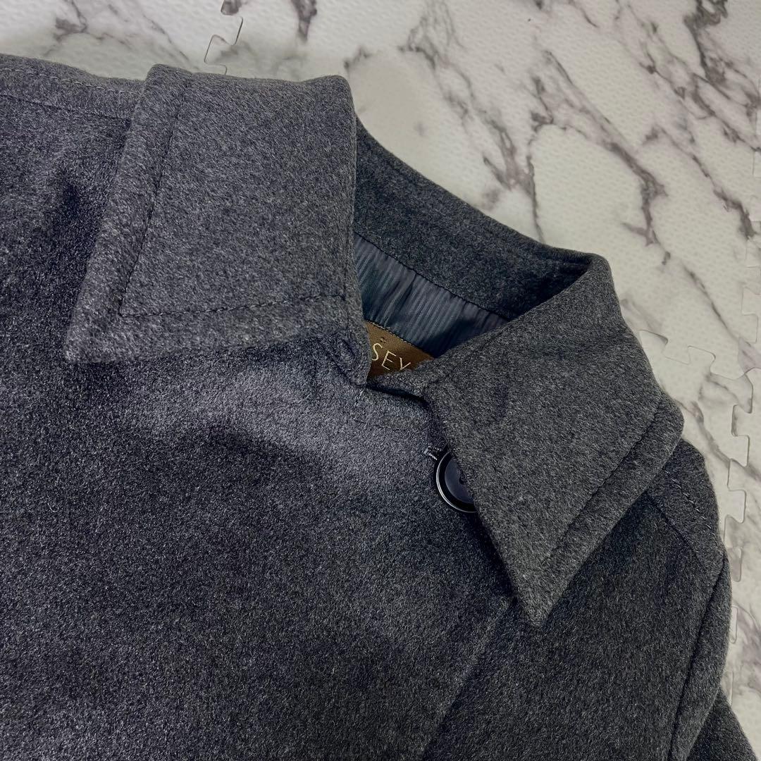 トゥモローランド トレンチコート　カシミヤ100% ベルト　ロング丈　グレー