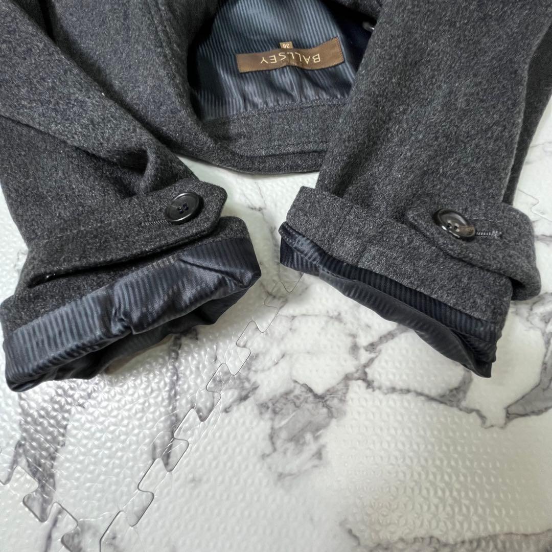 トゥモローランド トレンチコート　カシミヤ100% ベルト　ロング丈　グレー