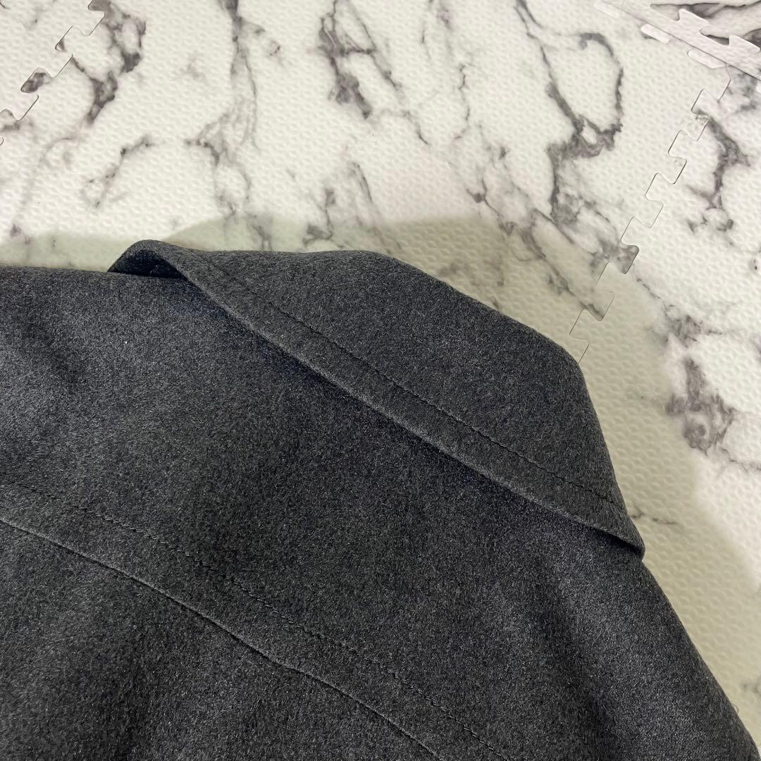 トゥモローランド トレンチコート　カシミヤ100% ベルト　ロング丈　グレー