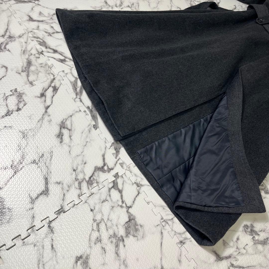 トゥモローランド トレンチコート　カシミヤ100% ベルト　ロング丈　グレー