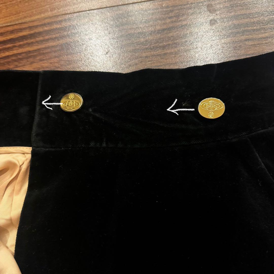 Vivienne Westwood ベルベットライディングスカート