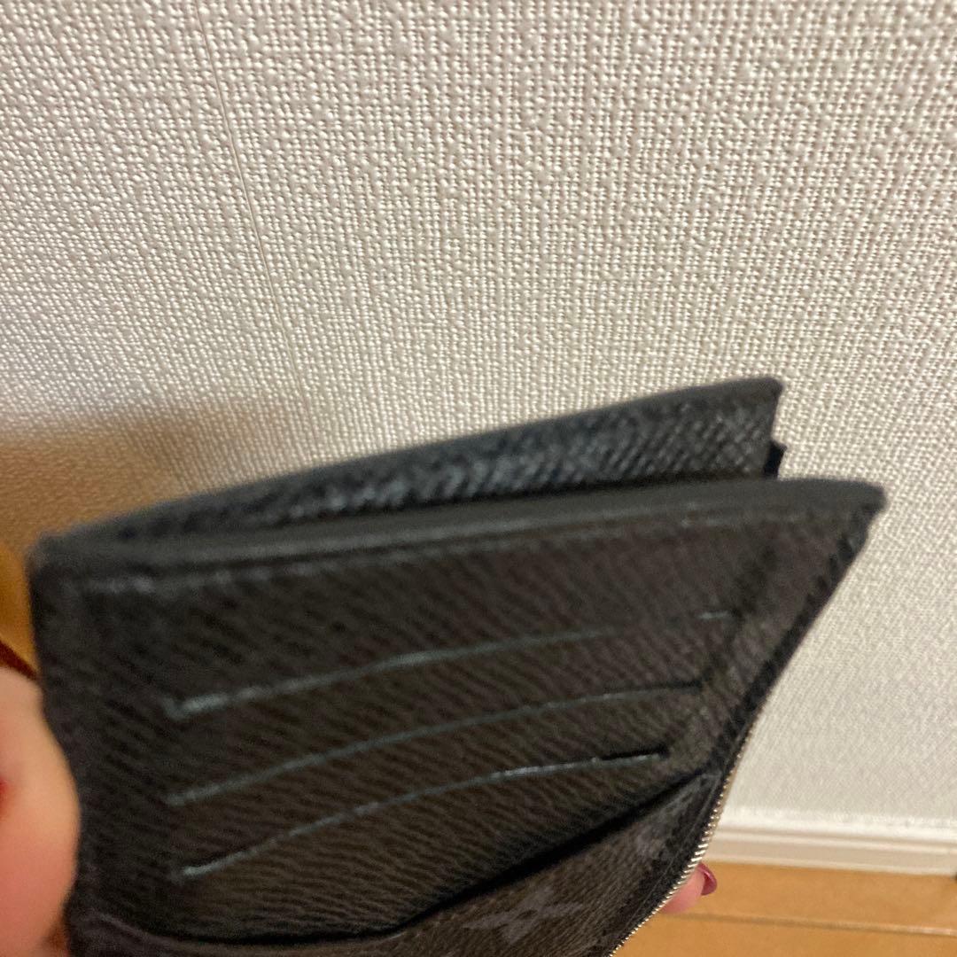 Louis Vuitton 黒 レザー キーケース