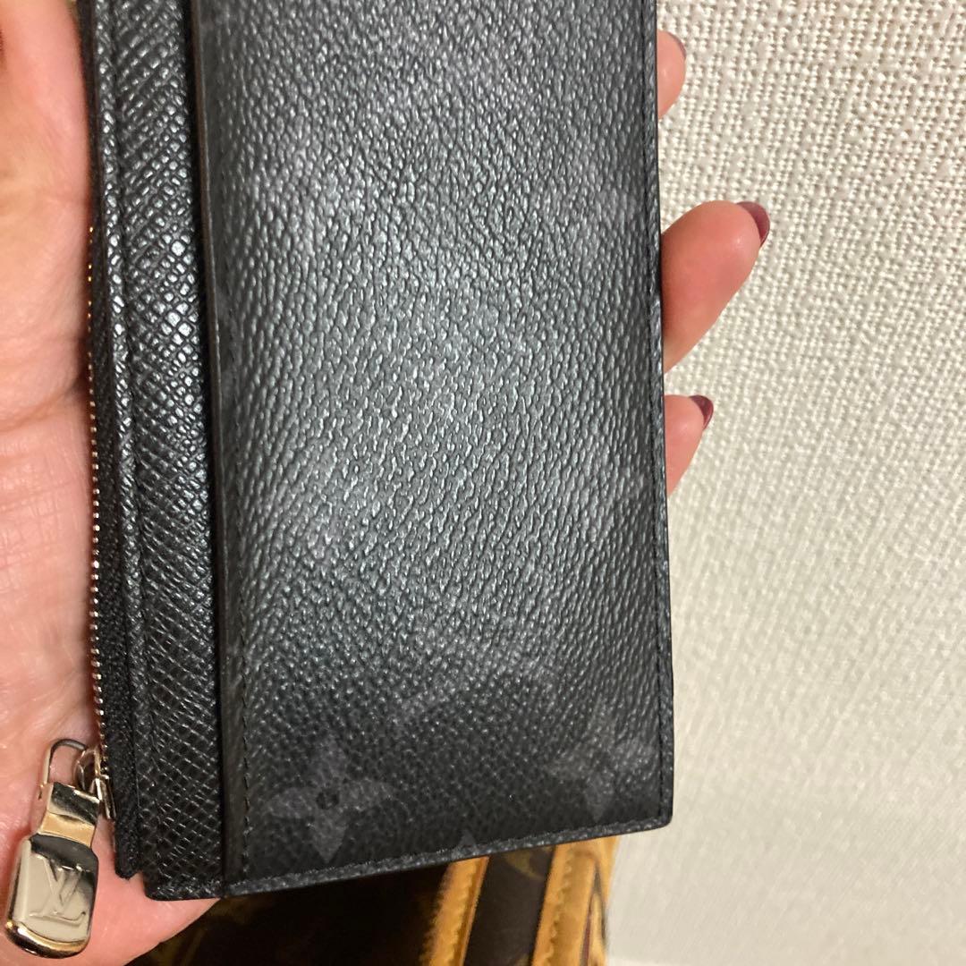 Louis Vuitton 黒 レザー キーケース