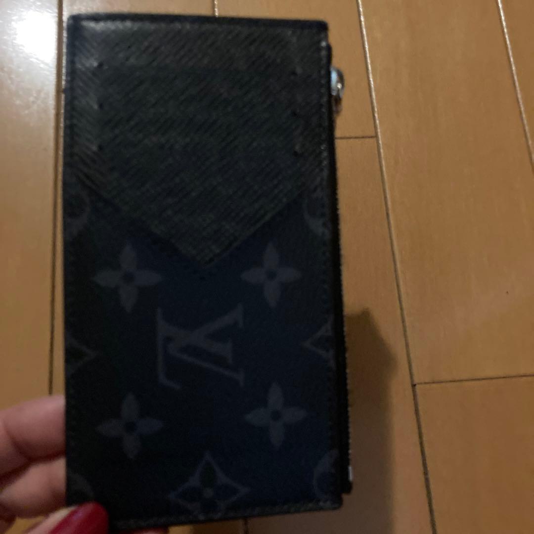 Louis Vuitton 黒 レザー キーケース