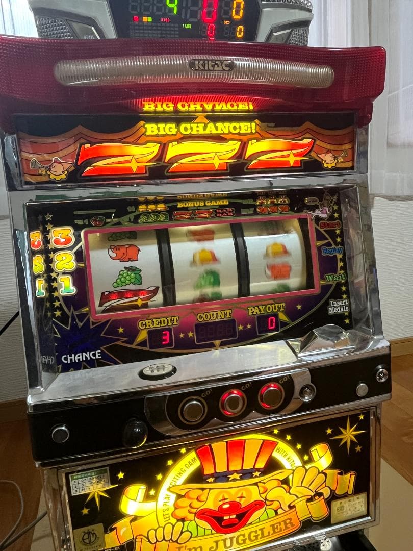 【5号機】アイムジャグラーEX【カウンター/鍵/ドル箱/メダル付き】