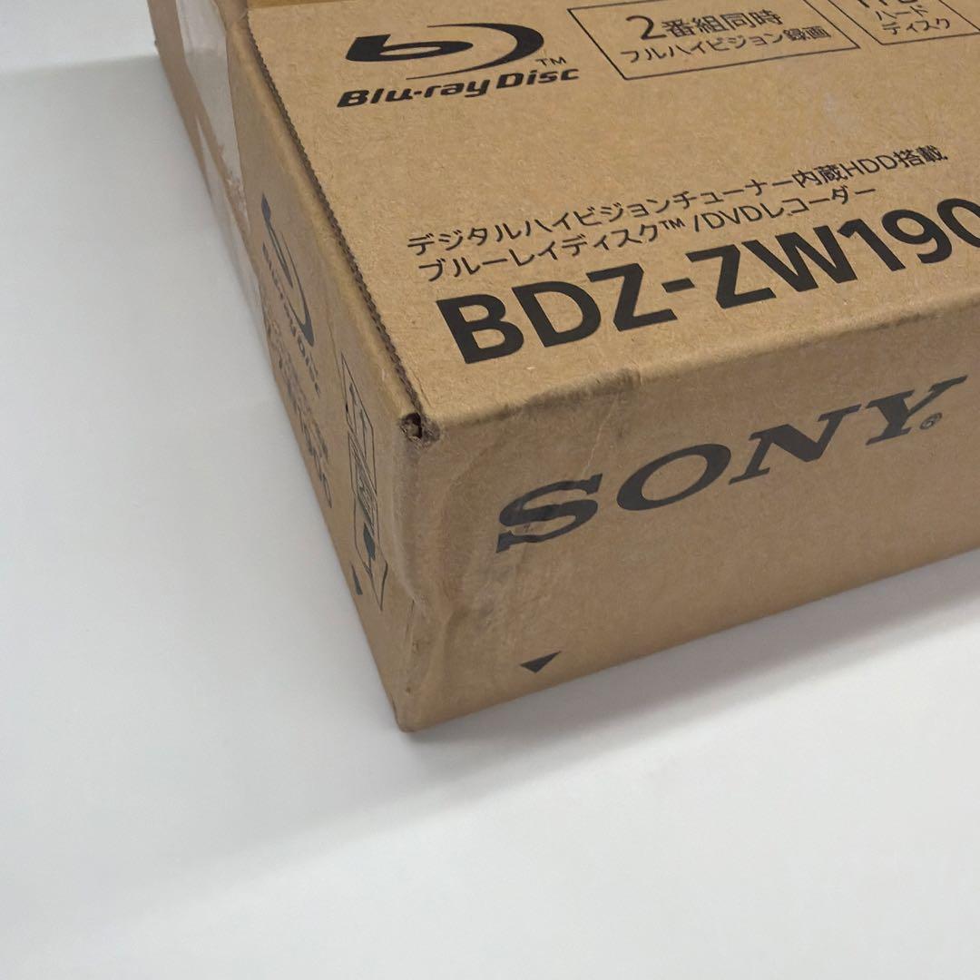 SONY ソニー BDZ-ZW1900 ブルーレイレコーダー 新品