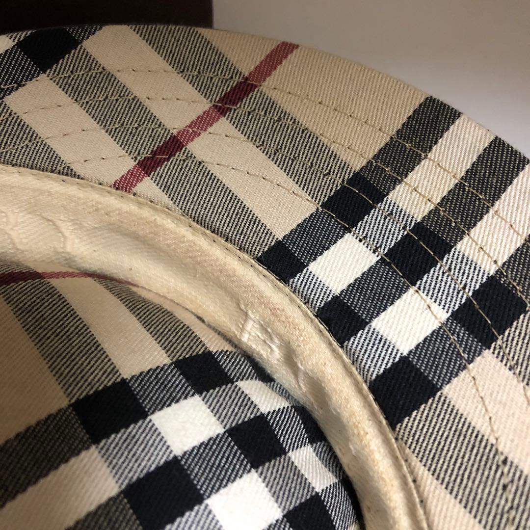 BURBERRY レザーキャスケット Mサイズ