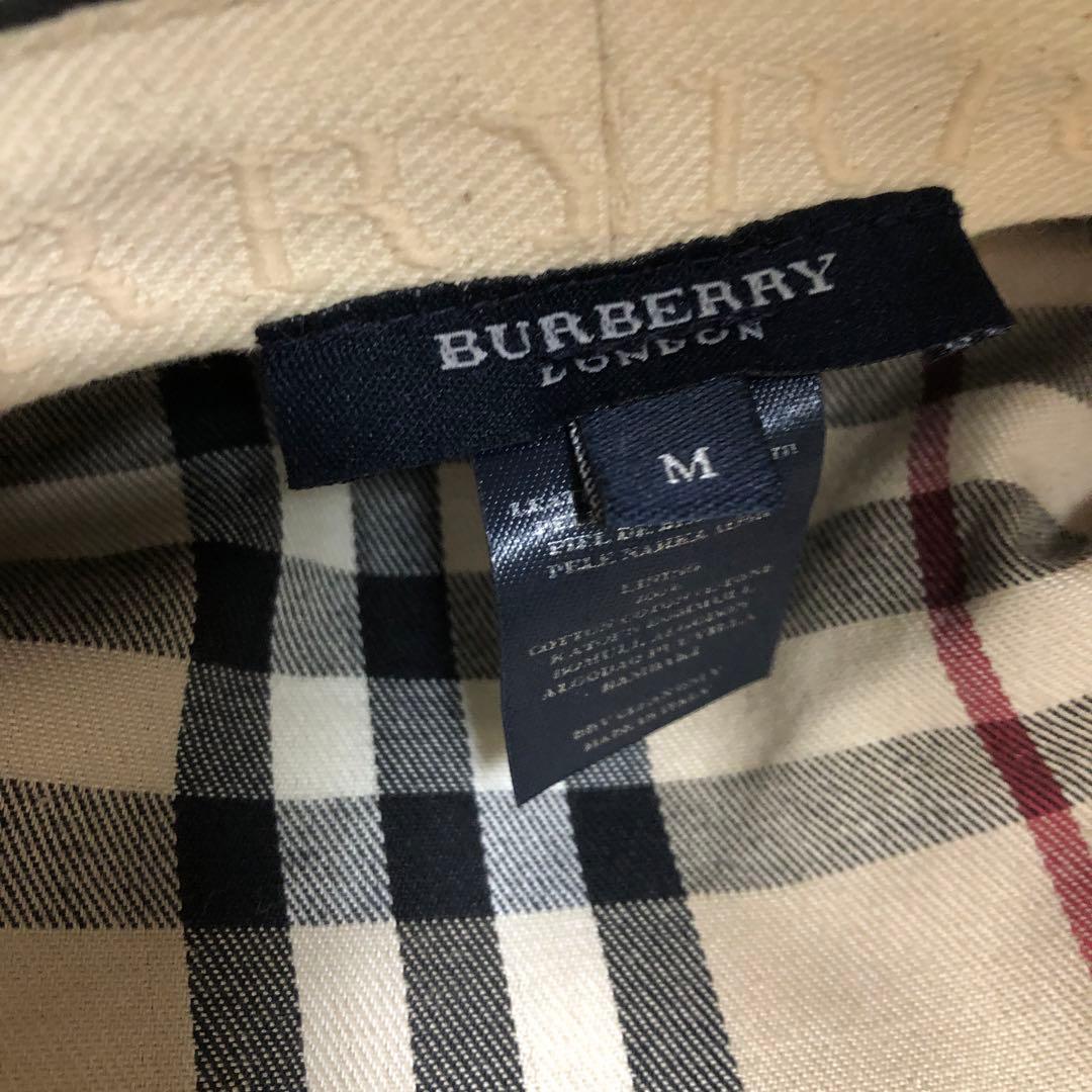 BURBERRY レザーキャスケット Mサイズ