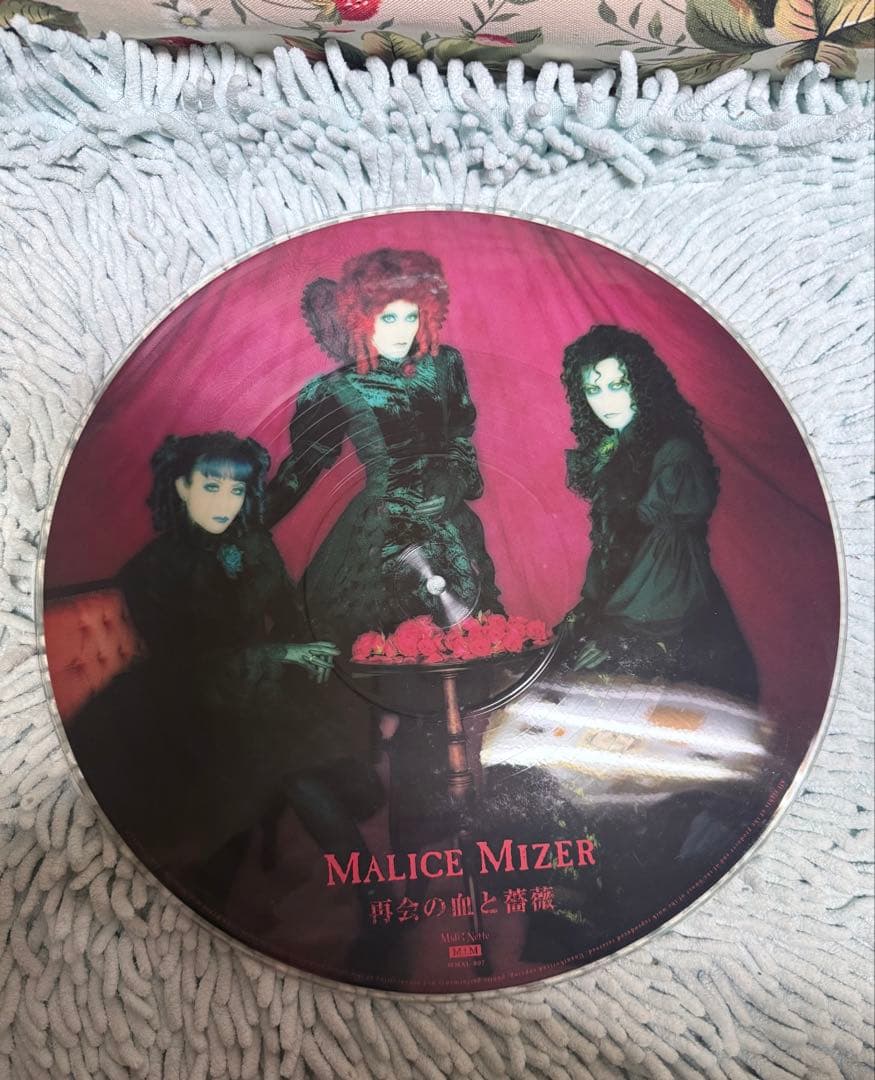 限定1999MALICE MIZER ピクチャーレコード 再会の血と薔薇 LP✨