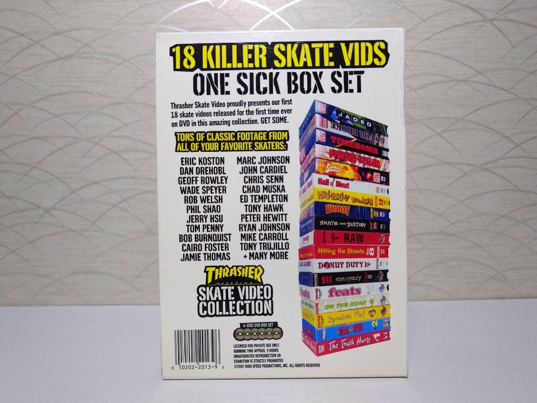 スポーツ・フィットネス DVD-BOX Thrasher Skate Video Collection