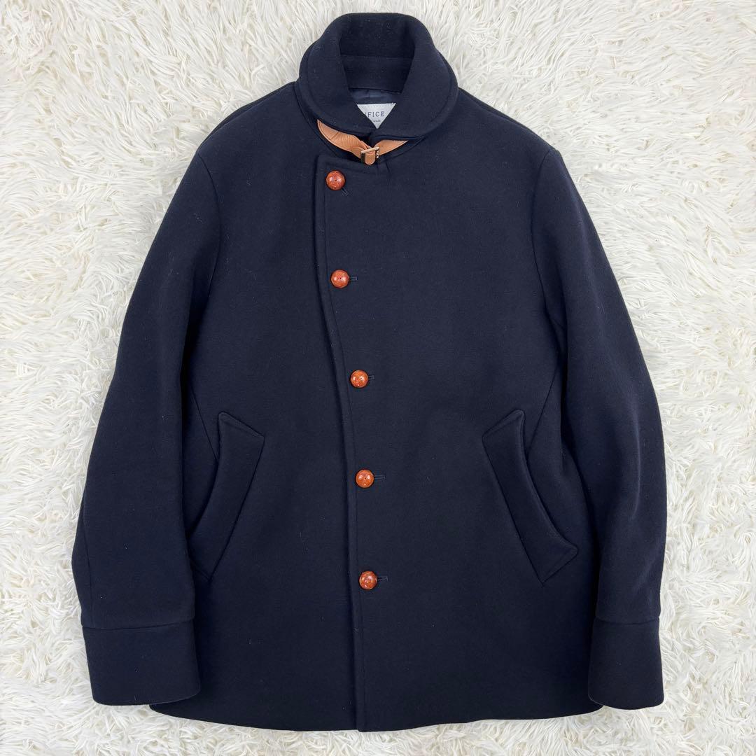 EDIFICE エディフィス 胡桃釦 シングル Ｐコート ピーコート 50