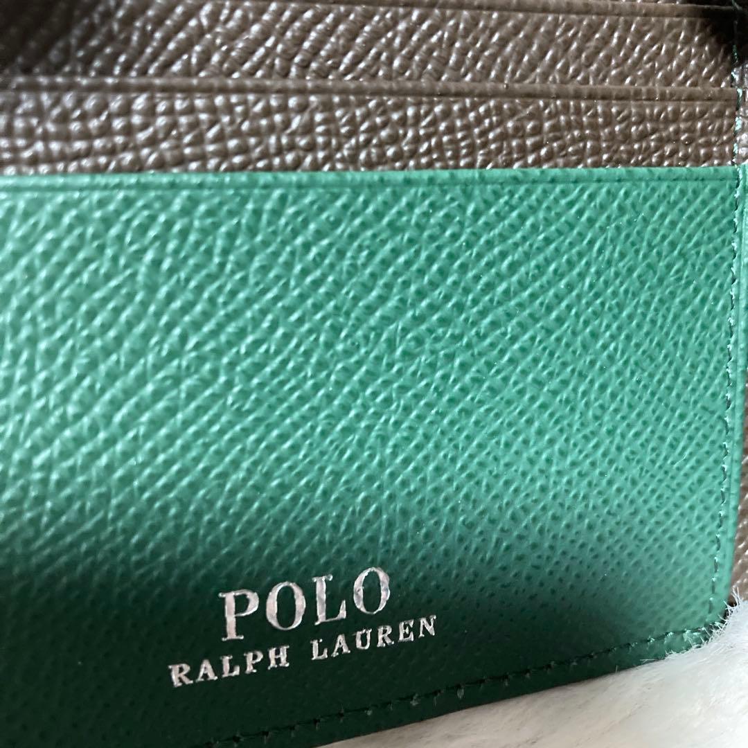 新品POLO RALPH LAUREN 二つ折り財布 ポロラルフローレン