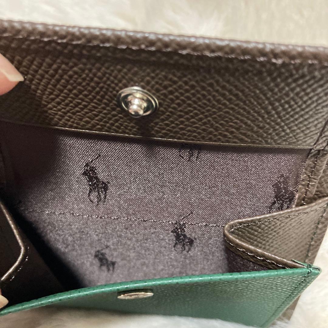 新品POLO RALPH LAUREN 二つ折り財布 ポロラルフローレン