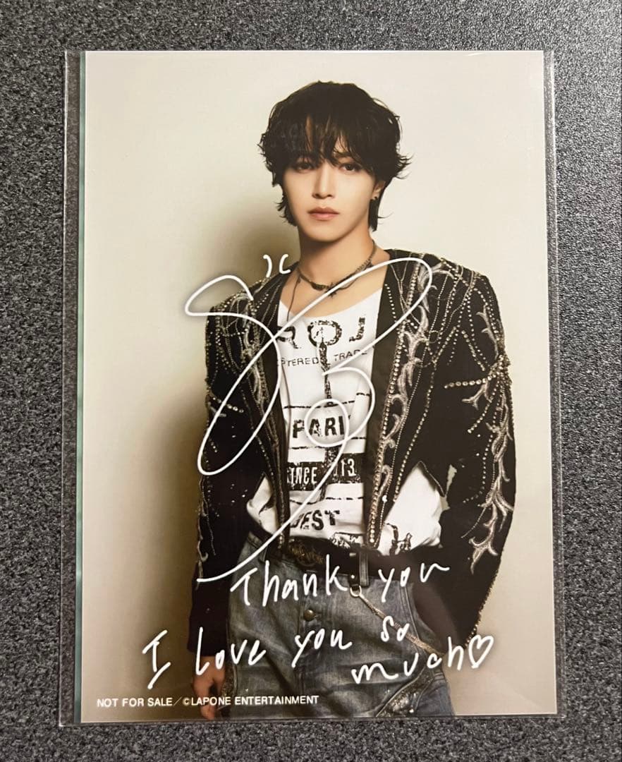 JO1 大平祥生　JO1DERSHOW ワルツ CD特典　生写真　サイン　限定