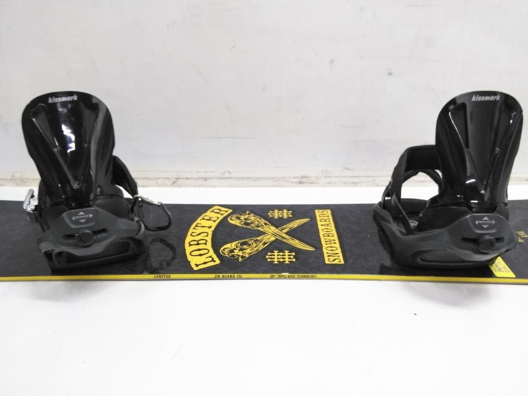 17/18 ジブボード ロブスター151 ビンMLサイズ スノーボード3点セット