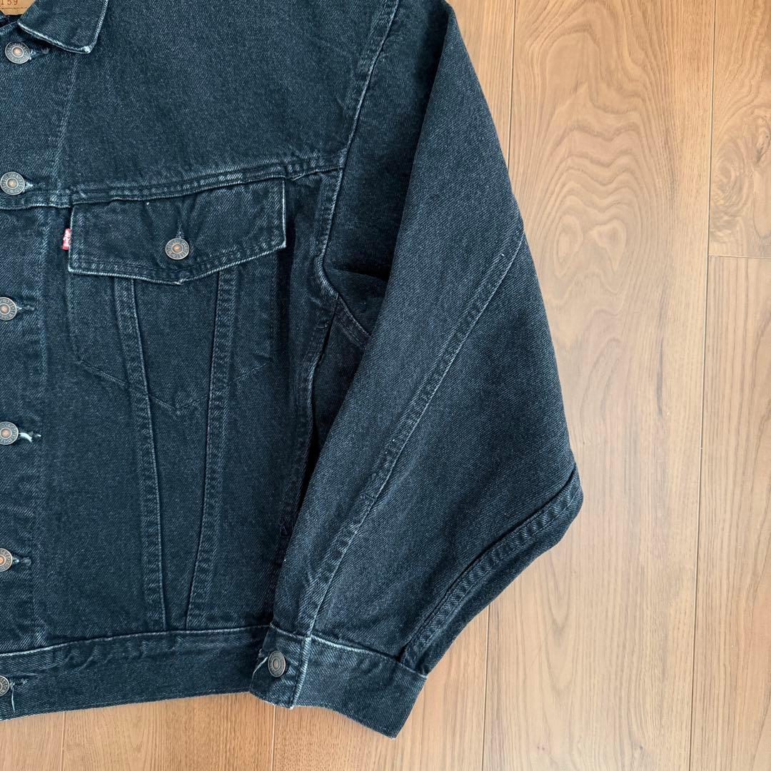 希少サイズ◎ 90s リーバイス 70598 ブラック デニムジャケット